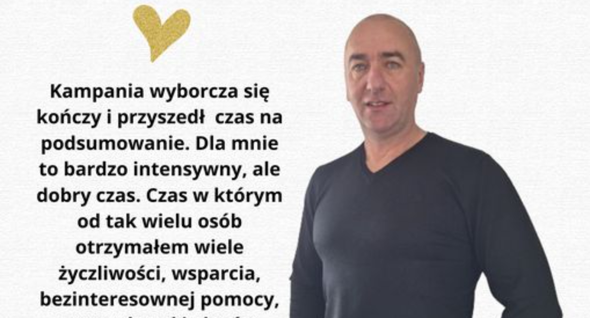 Albert Kijak nowym wójtem Chlewisk. Fot. FB Albert Kijak