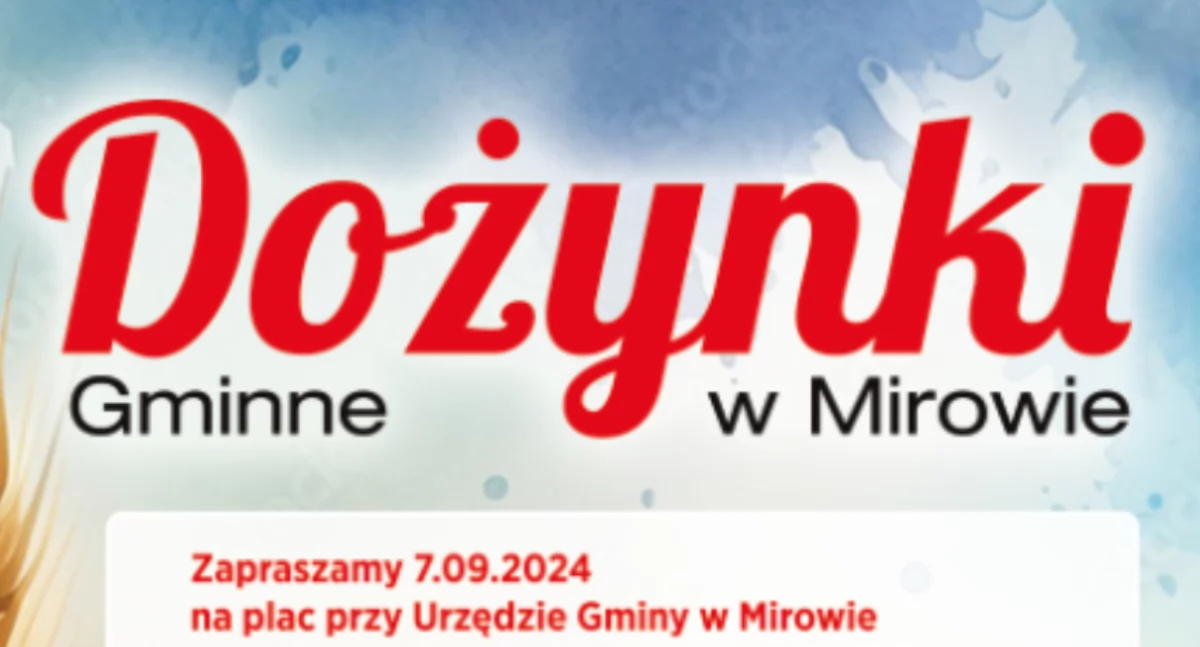 Imprezy plenerowe , Dożynki Gminne Mirowie - zdjęcie, fotografia