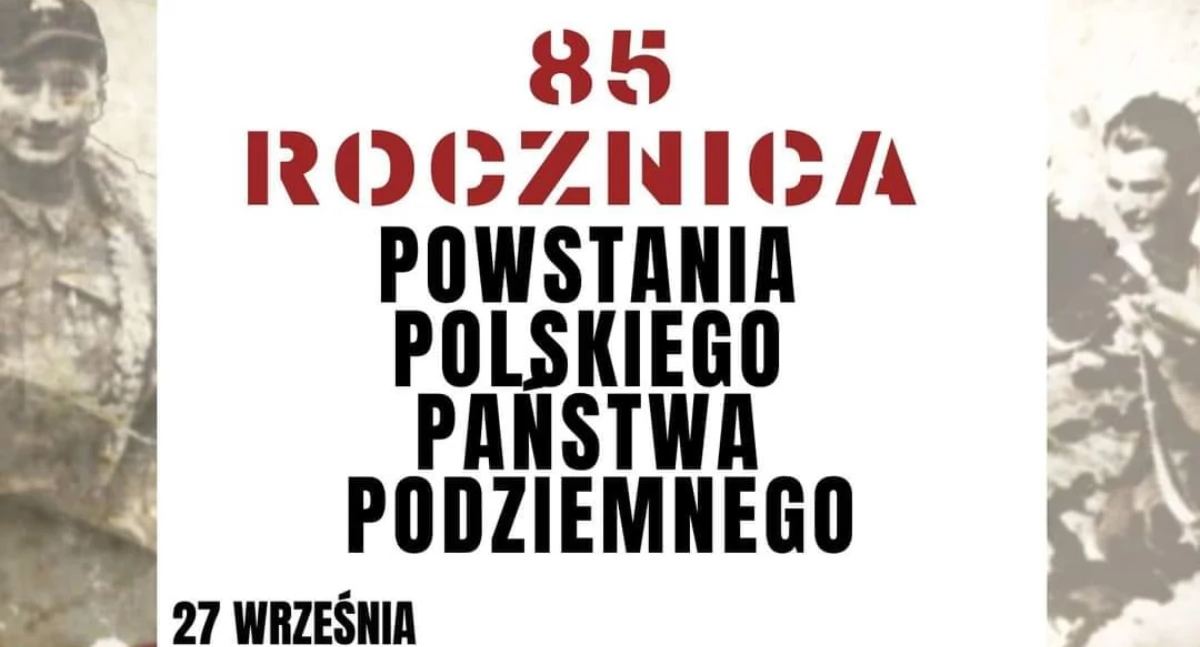 Historia, rocznica powstania Polskiego Państwa Podziemnego uroczystości Szydłowcu - zdjęcie, fotografia