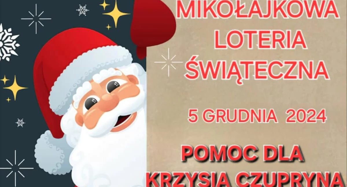 Pomagamy , Mikołajkowa Loteria Świąteczna szkole Ciepłej Pomóżmy Krzysiowi! - zdjęcie, fotografia