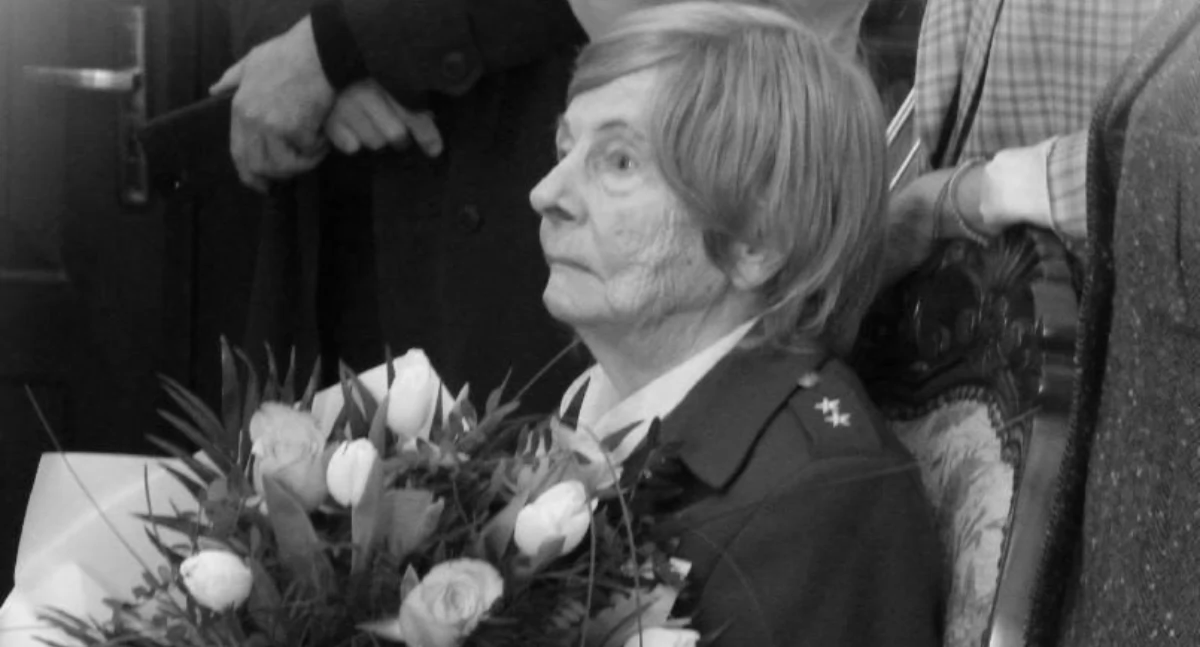 Pożegnania, Odeszła Zofia Kania kombatantka najstarsza żołnierz Szydłowca - zdjęcie, fotografia