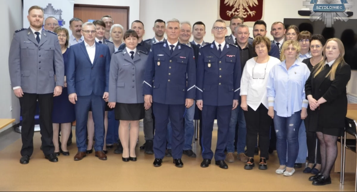 Wydarzenia , Zmiany szydłowieckiej Policji pożegnanie Marka Filipiaka - zdjęcie, fotografia