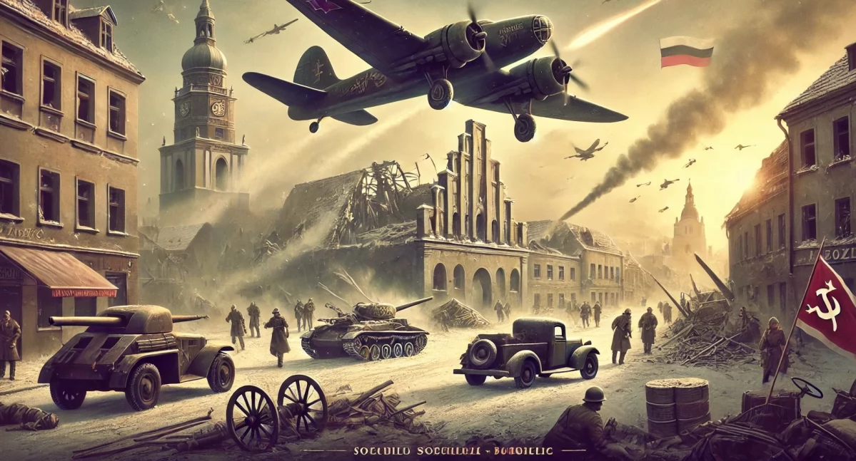 Historia, Bombardowanie Szydłowca - zdjęcie, fotografia
