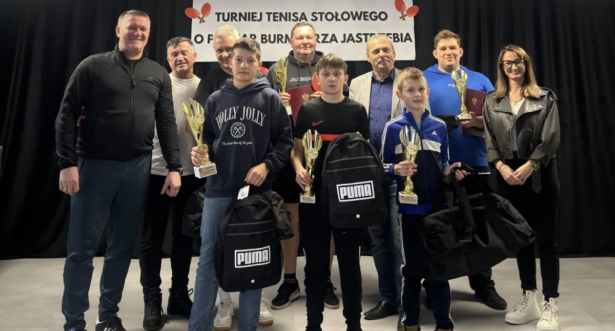 Inne Sporty, Turniej Tenisa Stołowego Puchar Burmistrza Jastrzębia - zdjęcie, fotografia