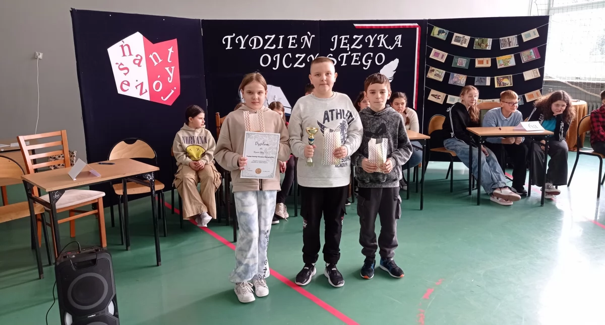 Edukacja , Tydzień Języka Ojczystego szkole Chlewiskach - zdjęcie, fotografia