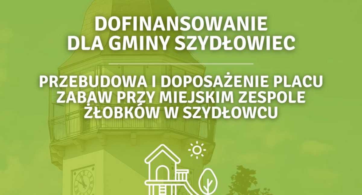 Inwestycje, zabaw Szydłowcu gmina otrzymała prawie dofinansowania! - zdjęcie, fotografia