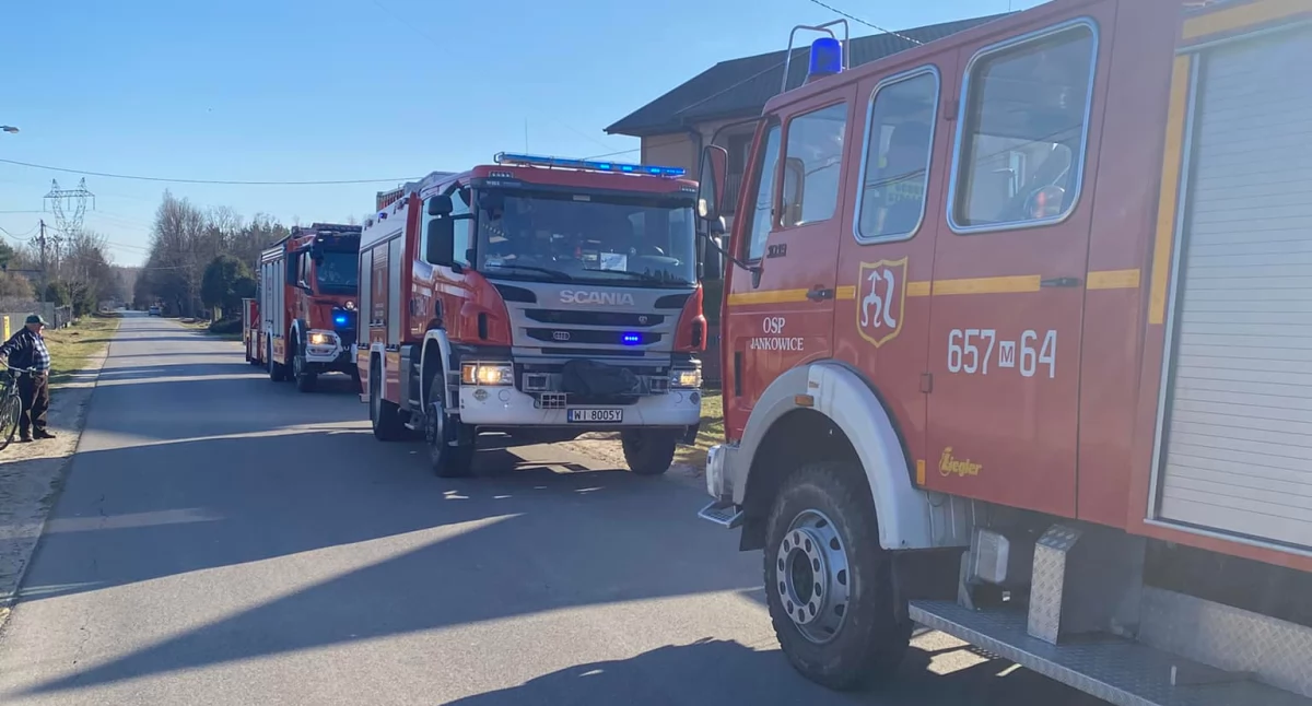 Pożary , Pożar pieca jednorodzinnym Wysocku szybka akcja strażaków - zdjęcie, fotografia