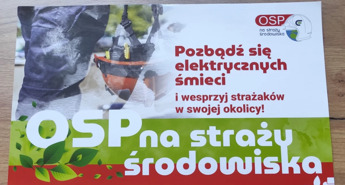 Komunikaty , wyrzucaj oddaj! Zbiórka elektrośmieci remizie Ostałówek - zdjęcie, fotografia