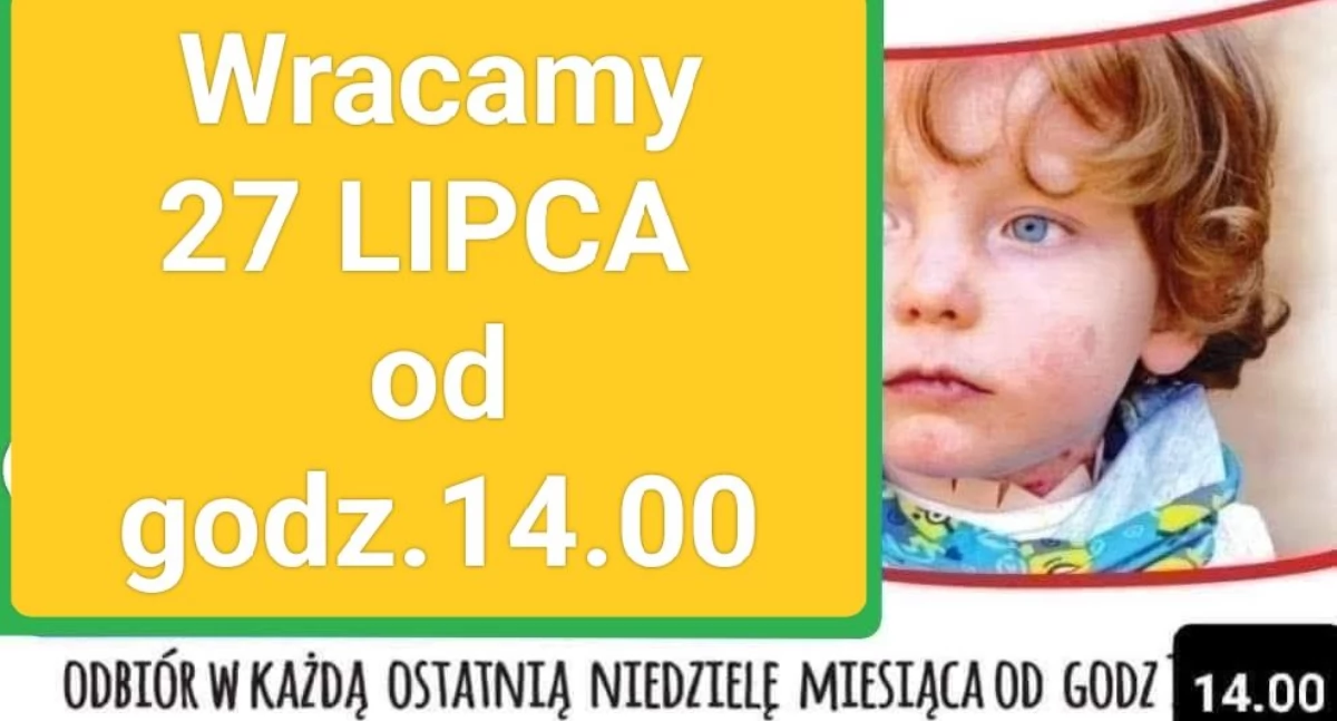Pomagamy , Zmiana terminu zbiórki Krzysia gminie Mirów Sprawdź nową datę! - zdjęcie, fotografia