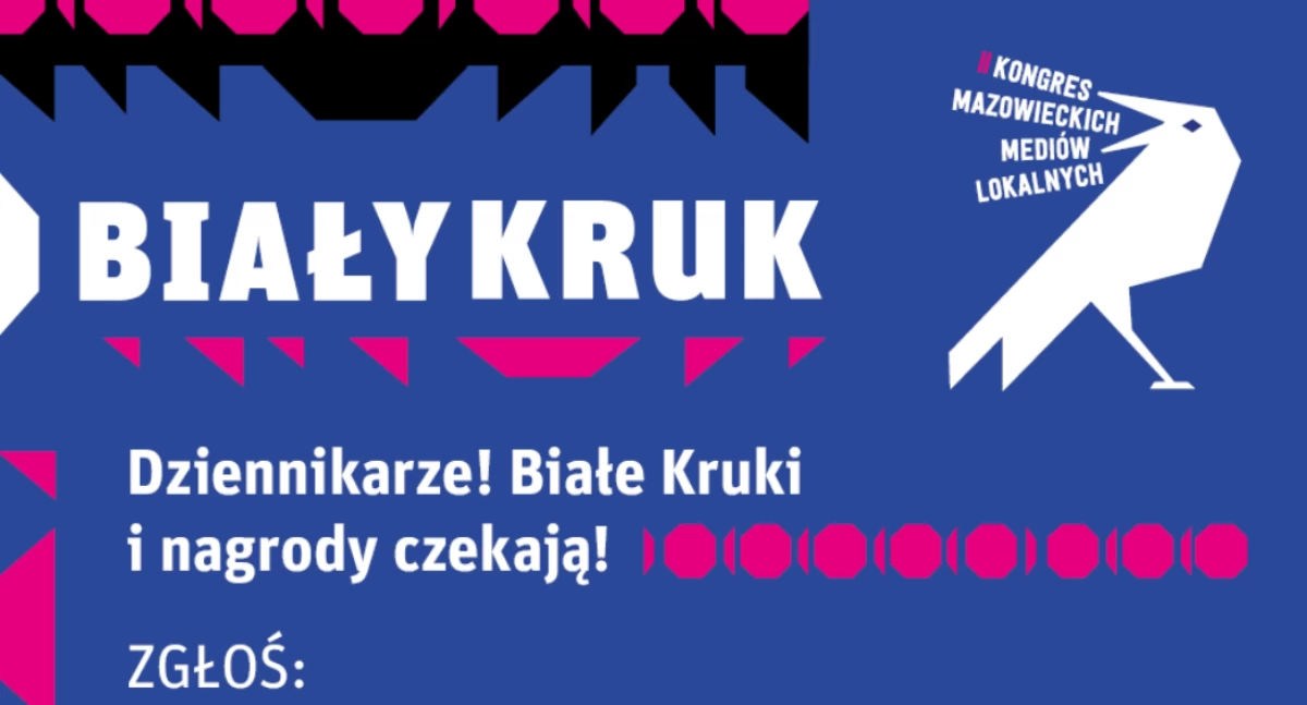 Materiały promocyjne, „Biały Kruk” dziennikarzy mediów lokalnych ostatnie zgłoszenia! - zdjęcie, fotografia