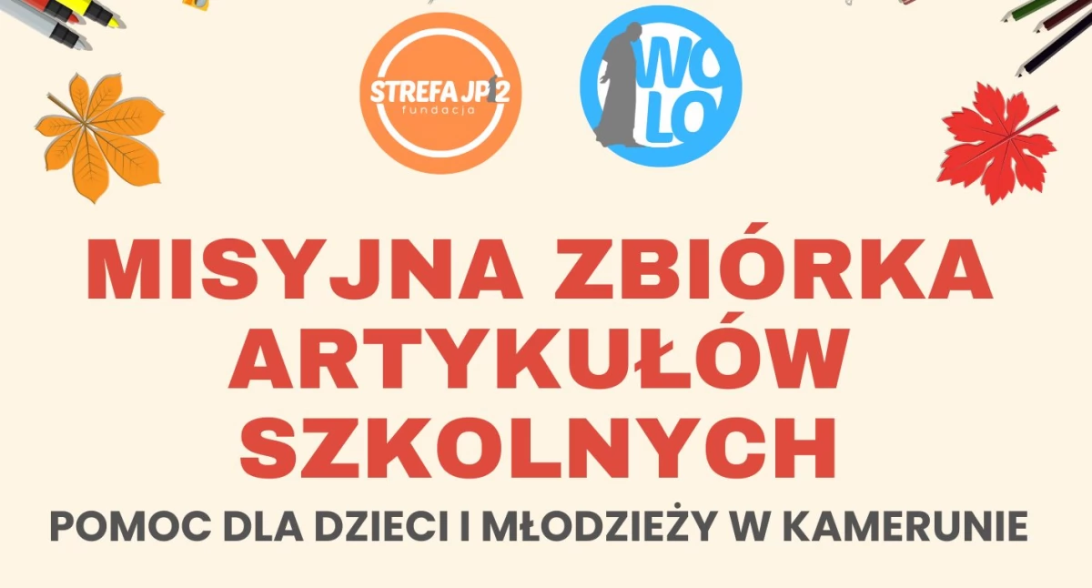 Pomagamy , Zbiórka artykułów szkolnych misji Tadeusza Kraski - zdjęcie, fotografia
