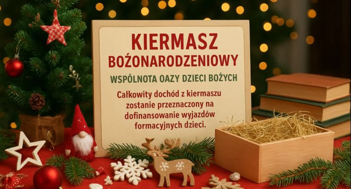 Kościół , Kiermasz Bożonarodzeniowy Oazą Dzieci Bożych wspieraj dziecięce wyjazdy! - zdjęcie, fotografia