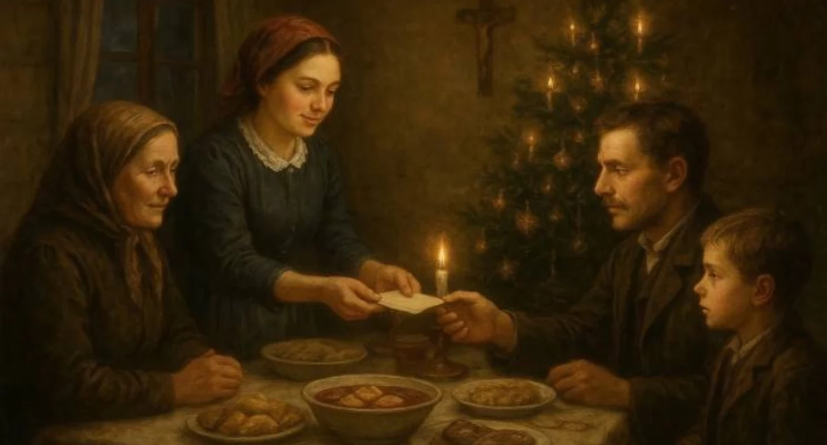 Uroczystości , Wigilia Boże Narodzenie sprzed - zdjęcie, fotografia