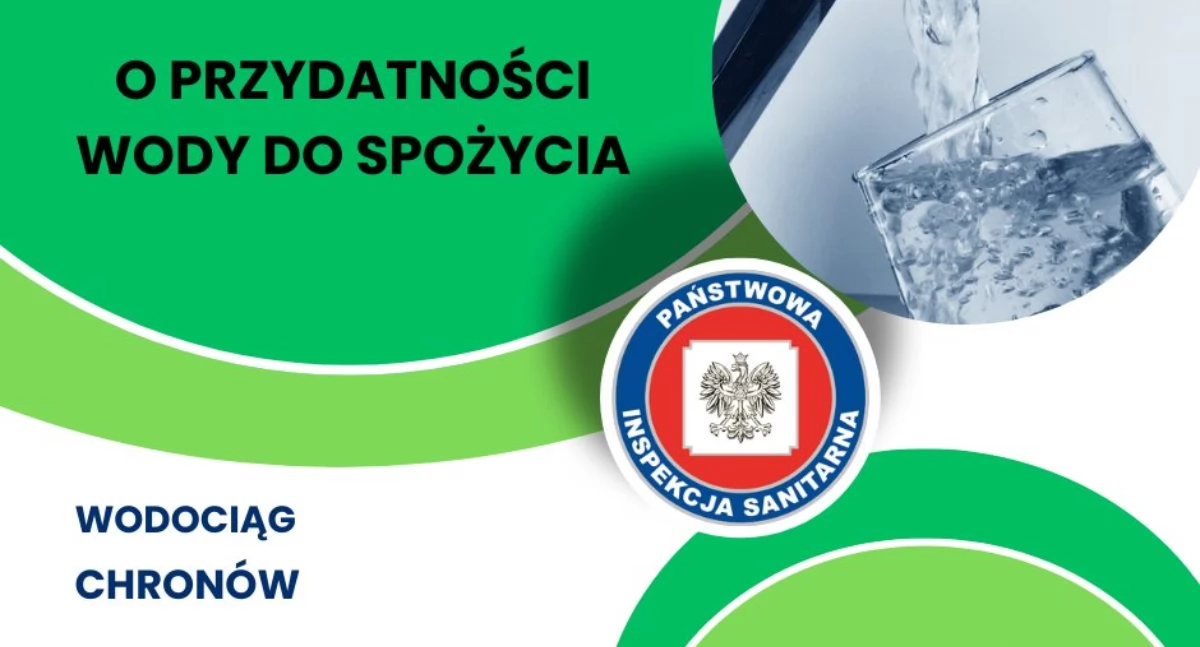 Komunikaty , Komunikat wodociągu Chronów zdatna spożycia - zdjęcie, fotografia