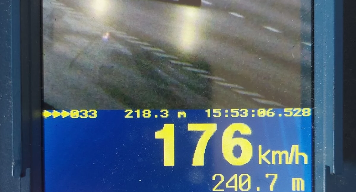 Kronika policyjna , Wysokie mandaty punkty karne przekroczenie prędkości powiecie szydłowieckim - zdjęcie, fotografia