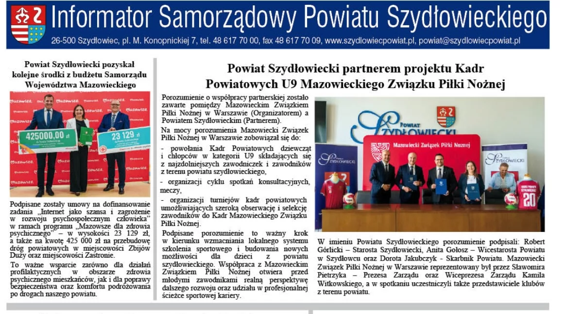 Informator Samorządowy Powiatu Szydłowieckiego nr 13