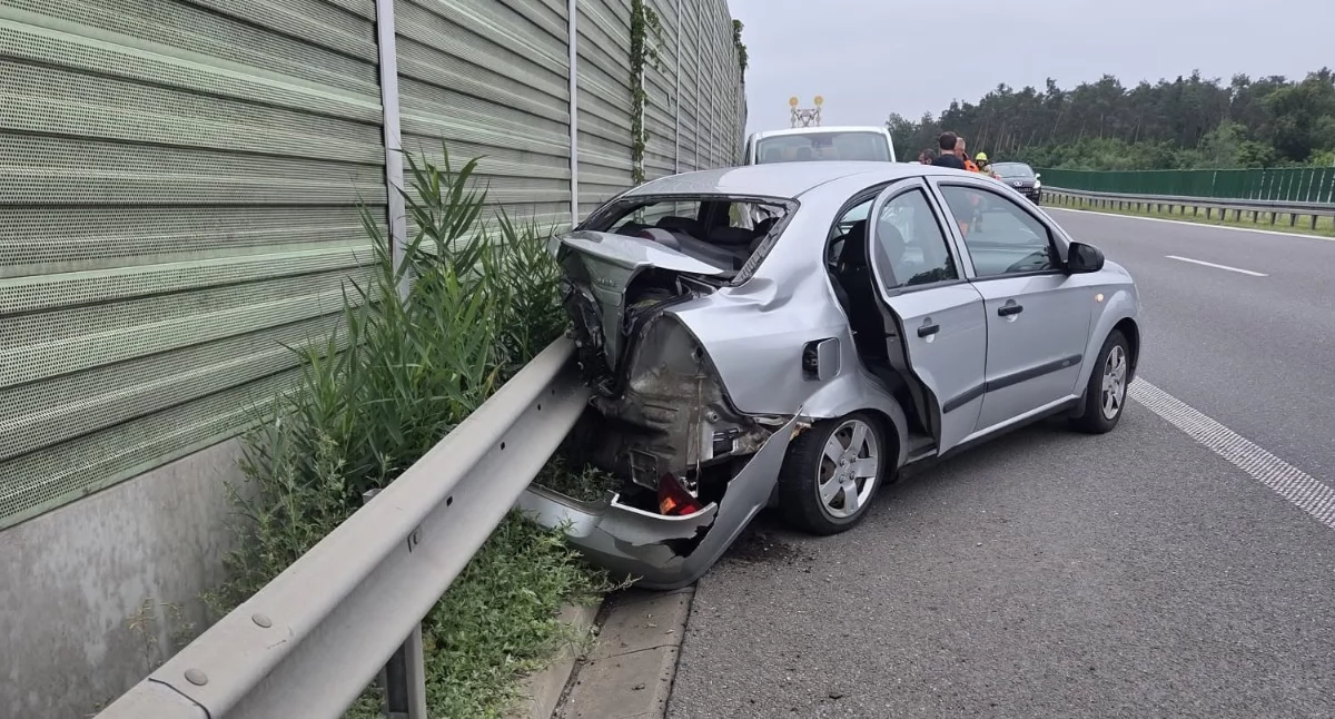 Koliizna na S-7. Fot OSP KSRG Orońsko