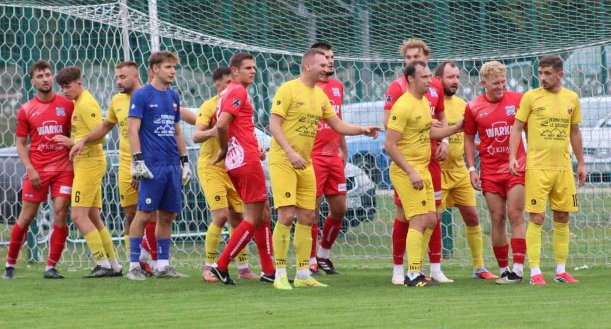 Oronka - KS Warka . Fot. kierownik drużyny Oronki: Mateusz Wasiek