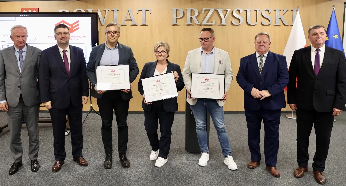 Przedsiębiorcy, samorządowcy i Zarząd SSE 