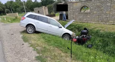 Kolizja motocykla i samochodu w Orłowie – szybka reakcja służb