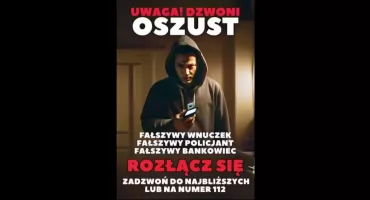 Akcja Społeczna UWAGA DZWONI OSZUST! Rozdajemy ostrzegawcze tabliczki dla seniorów