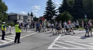 Pielgrzymi Nadziei z Szydłlowca w drodze na Jasną Górę