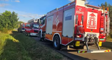 Pożar budynków gospodarczych w Korzycach – szybka akcja strażaków