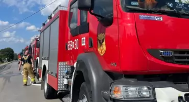Pożar domu w Gąsawach Rządowych – szybka akcja strażaków zapobiegła tragedii