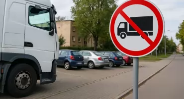 Szydłowiec walczy z niszczeniem parkingów przez pojazdy ciężarowe