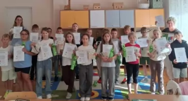 Sukces uczniów klasy 3a z Orońska w ogólnopolskim projekcie Zdrowo jem, więcej wiem