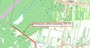 Rusza projekt rozbudowy drogi wojewódzkiej 727 w gminie Chlewiska