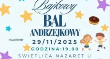 Bajkowy Bal Andrzejkowy dla dzieci w Szydłowcu – już 29 listopada!