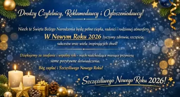 Radosnych Świąt i Szczęśliwego Nowego Roku 2026!