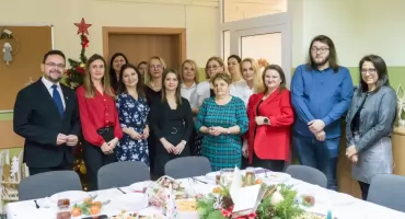 Świąteczna atmosfera i podziękowania w PCPR w Szydłowcu