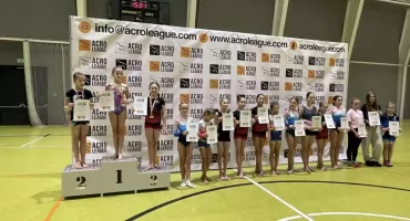 Sukces Elizy Szyszki w AcroLeague Center 2025/2026 – 3. miejsce w Raszynie