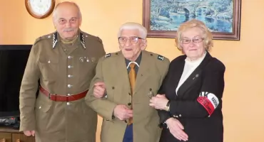 100. rocznica urodzin ppor. Józefa Araka - żołnierza Armii Krajowej