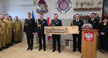 Nowy komendant w Szydłowcu. Uroczyste przekazanie obowiązków w PSP