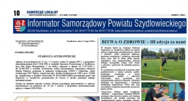 Informator Samorządoy Powiatu Szydłowieckiego nr 11