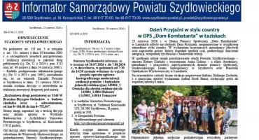 Informator Samorządowy Powiatu Szydłowieckiego nr 14