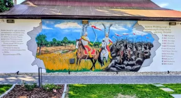 Husaria na ścianie. W centrum Jastrzębia powstał niezwykły mural
