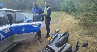 Uciekał motocyklem przed policją. Miał ponad promil alkoholu