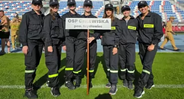 Drużyna z Chlewisk szósta w wojewódzkich zawodach OSP