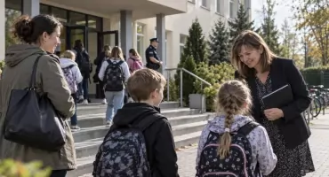 Bezpieczeństwo w placówkach oświatowych powiatu szydłowieckiego. Służby i samorządy apelują o spokój